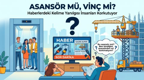 ASANSÖR kelimesini doğru kullanmak lazım